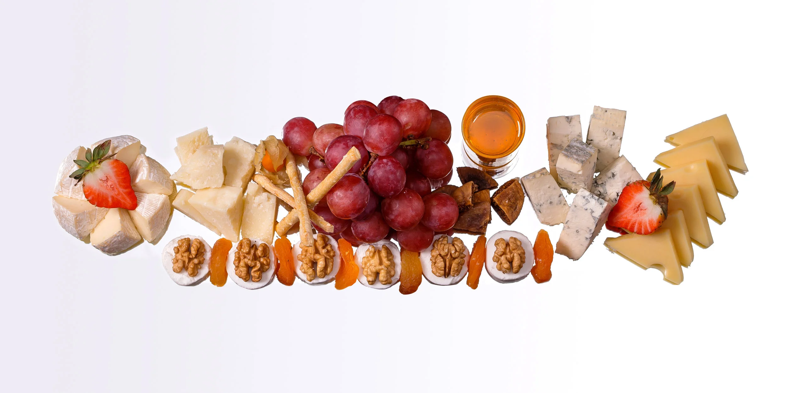 Assortment of International Cheeses