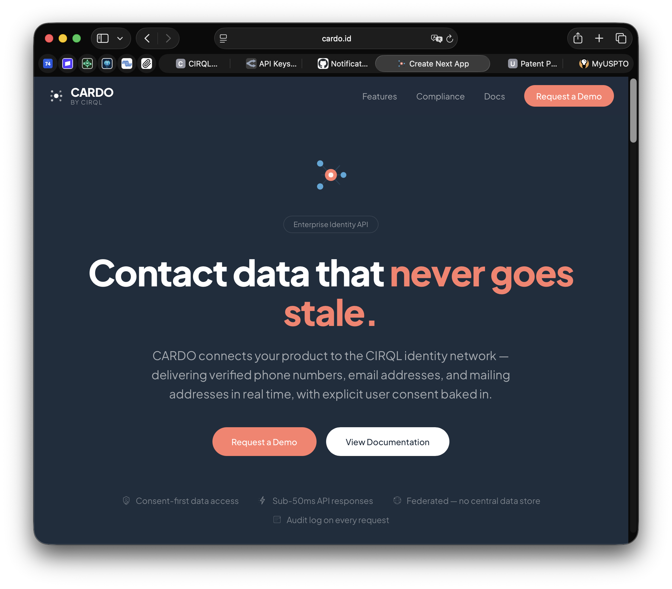 CARDO by CIRQL - Enterprise identity access to CIRQL