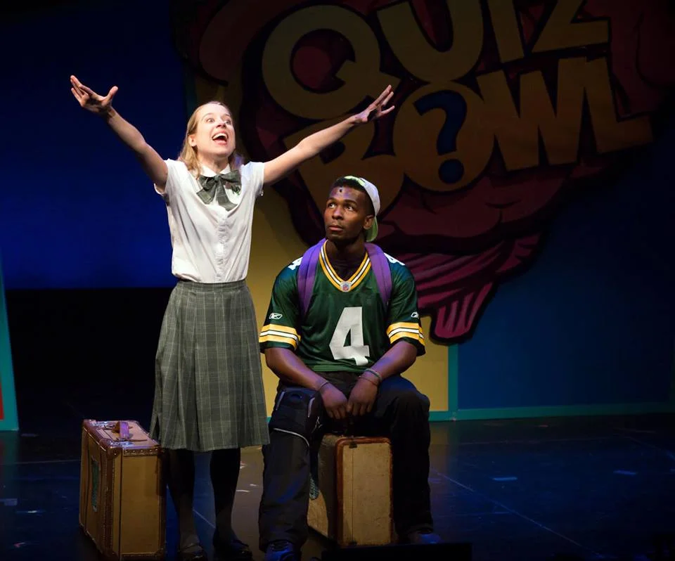 Alyse Alan Louis as Maggie and Khris Davis as Tyler. Photo by Micha Joel.