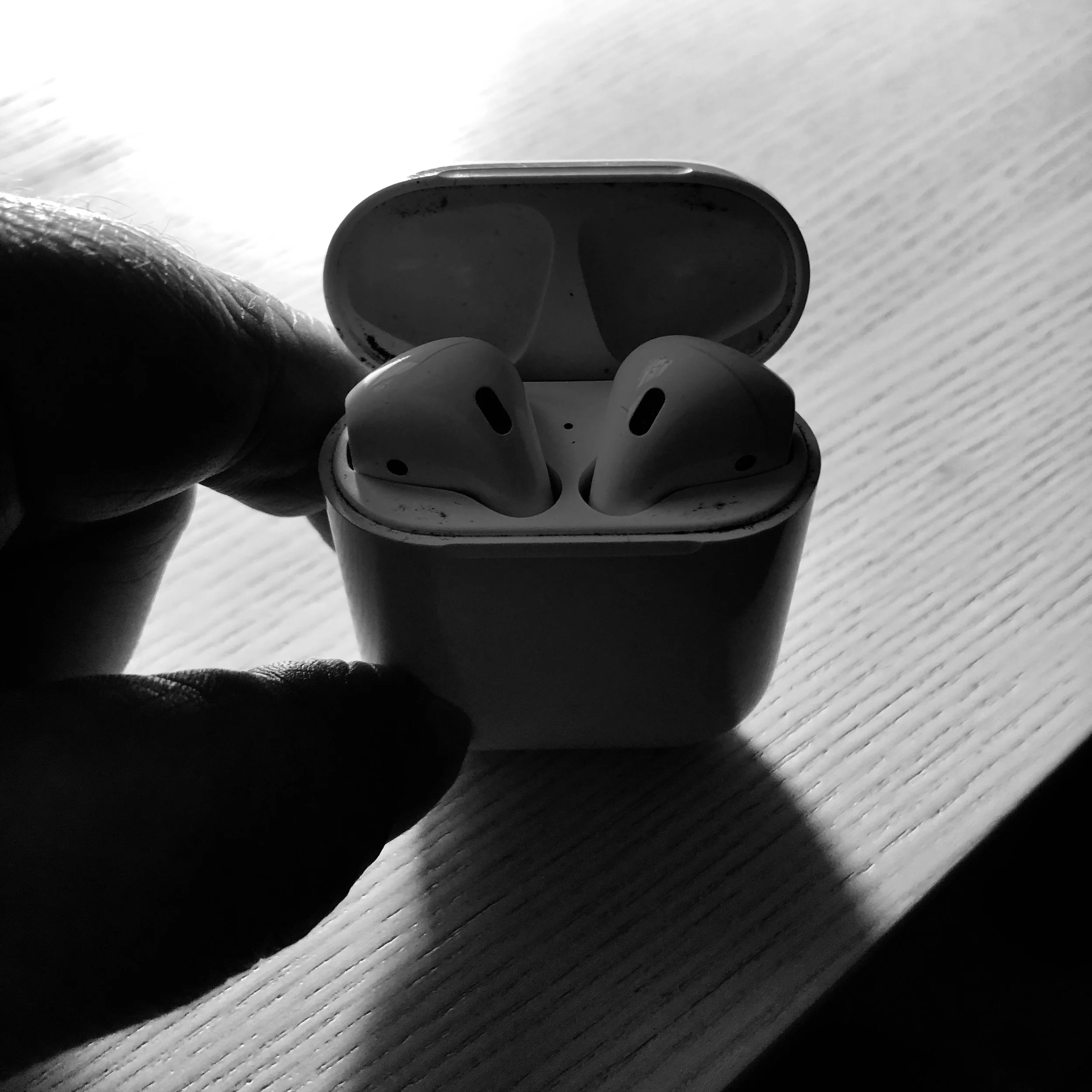 Apple AirPods - for cutting out the clutter. I love these.