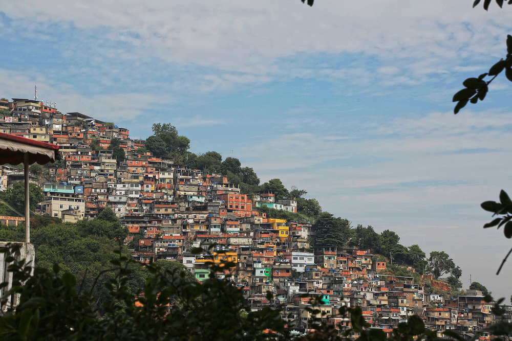 favela near Cristo Redentor
