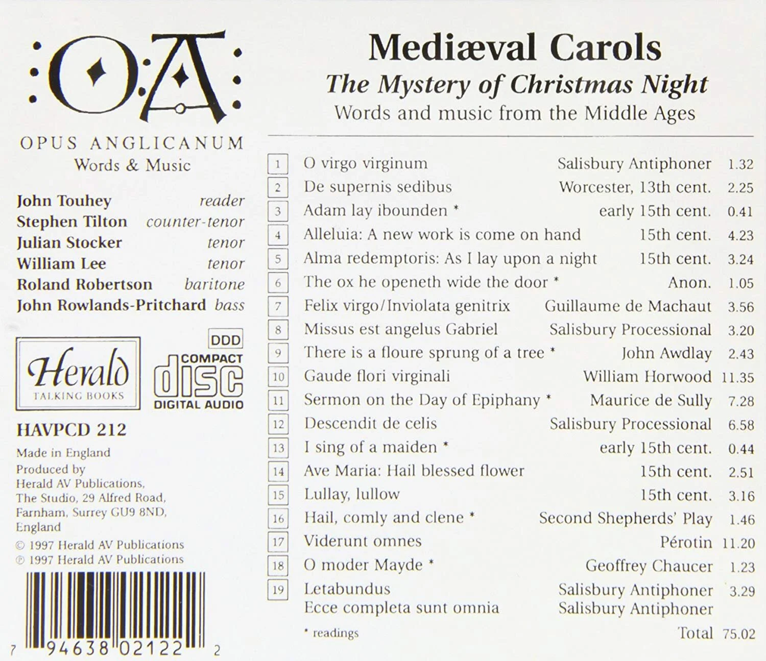 Opus Anglicanum Mediaeval Carols back of CD.jpg