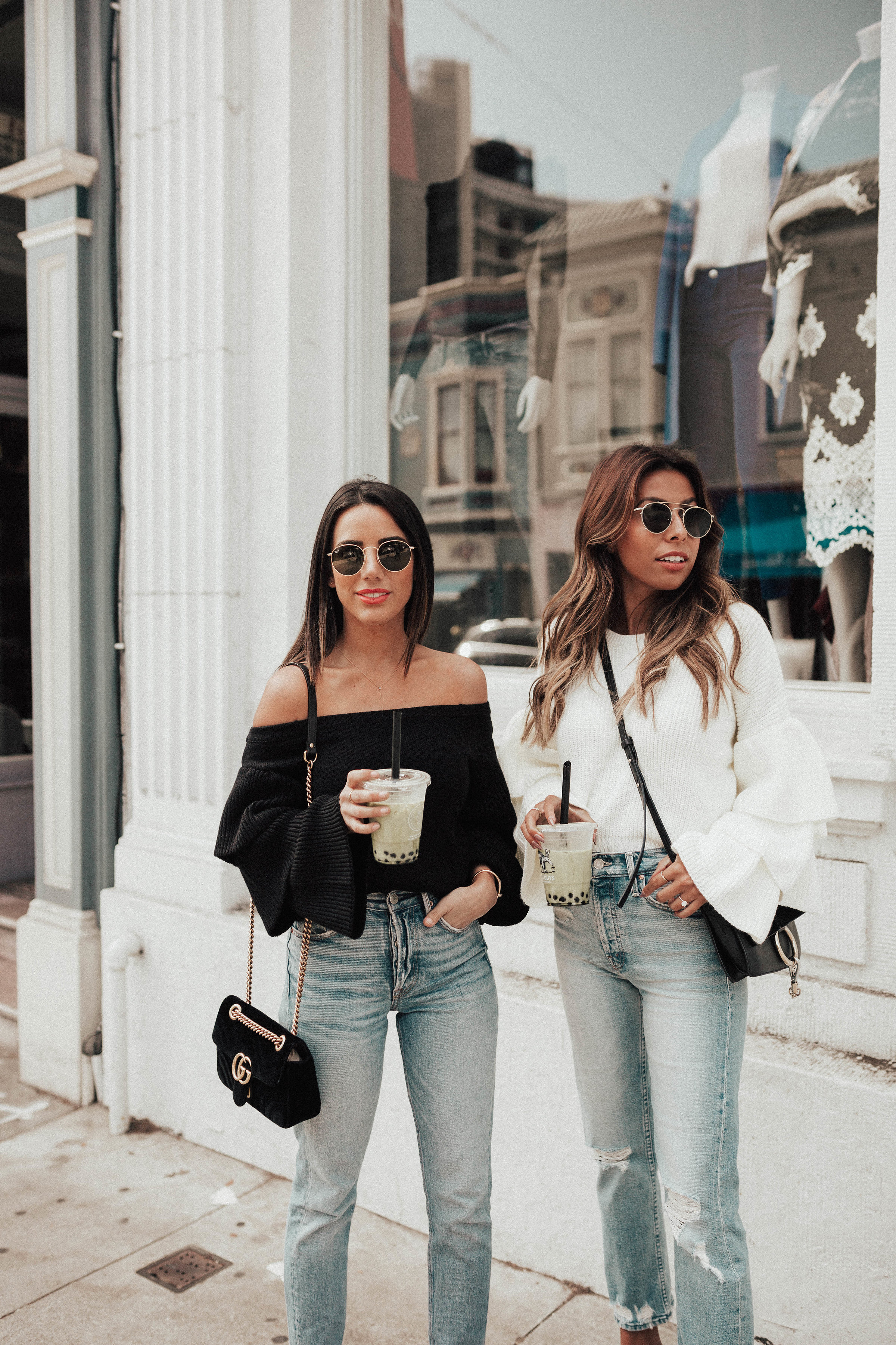 light denim in winter