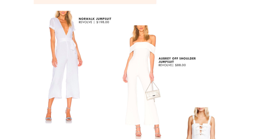 White Jumpsuits Under $250