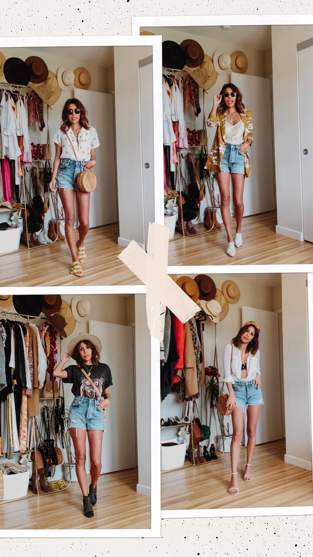 Outfit Video: 8 Ways to Style Denim Shorts 