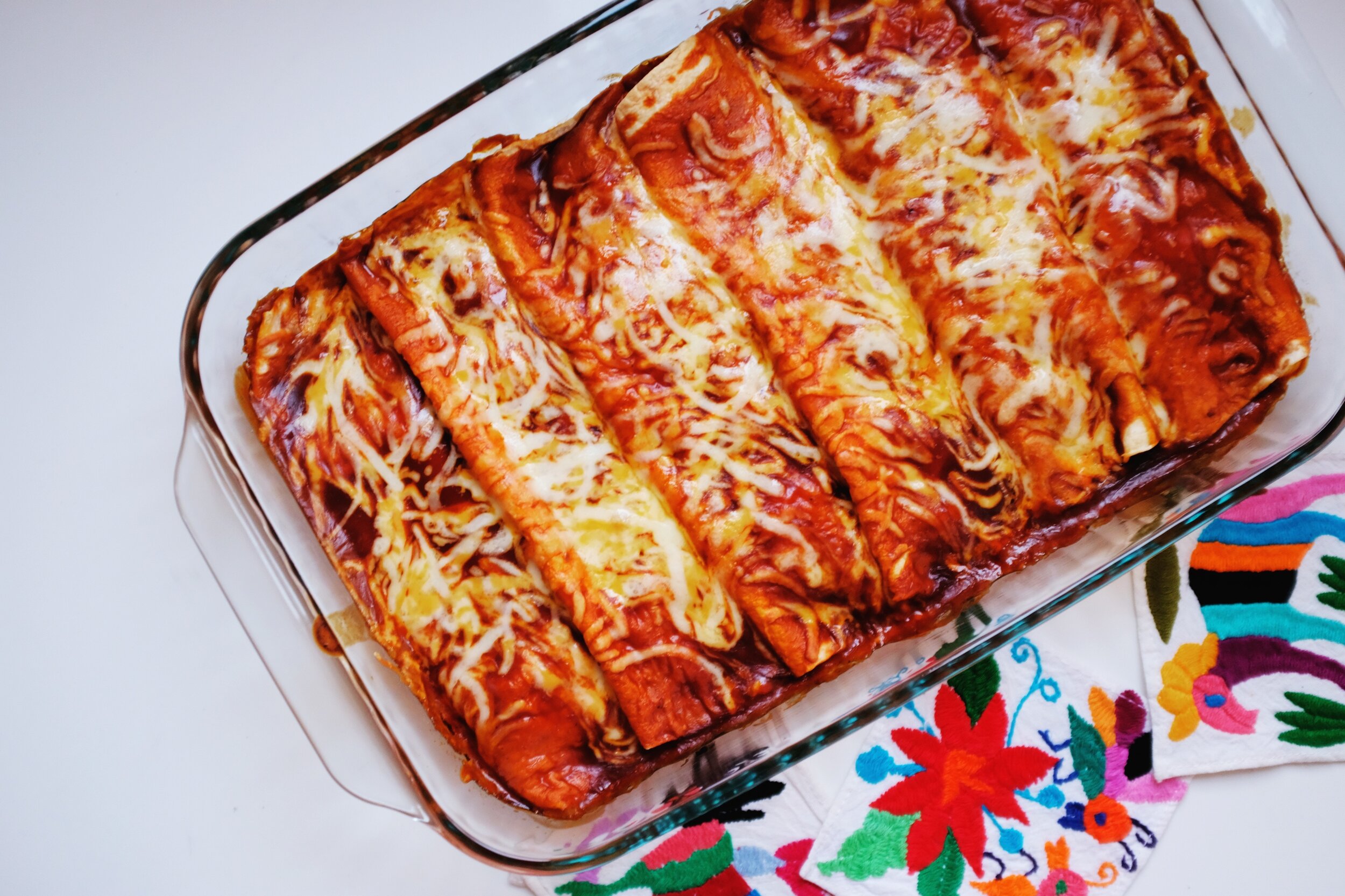 4 Ingredient Chicken Enchilada Recipe Everyday Pursuits