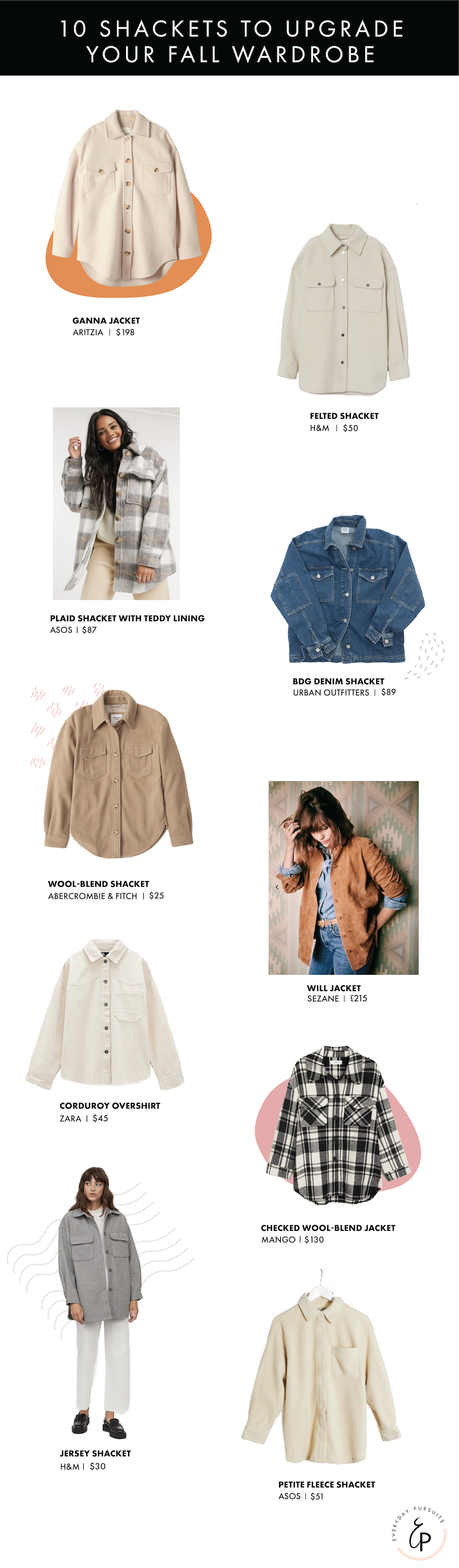 10 Shackets to Upgrade Your Fall Wardrobe 