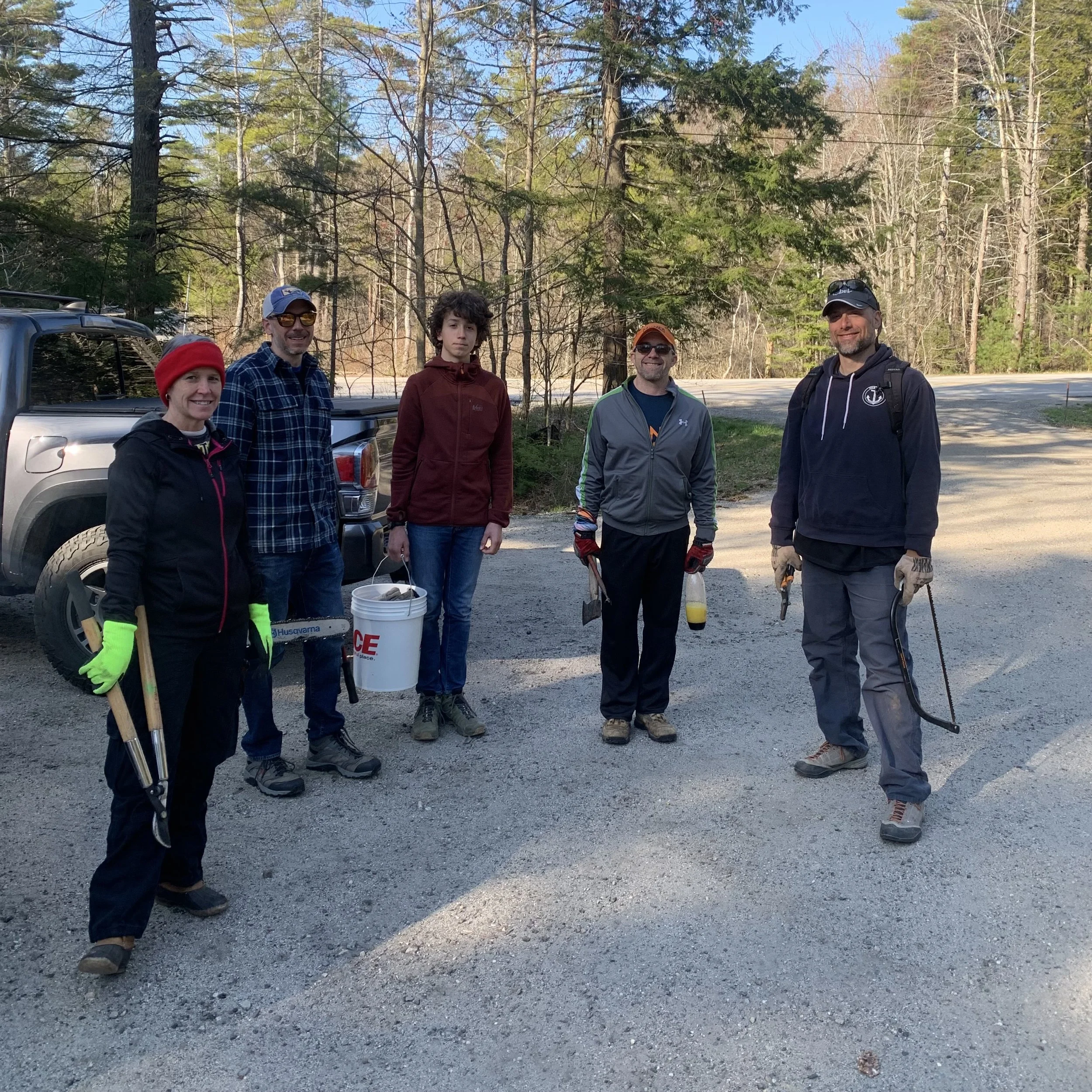 Trail Crew Session at Farwell Forest