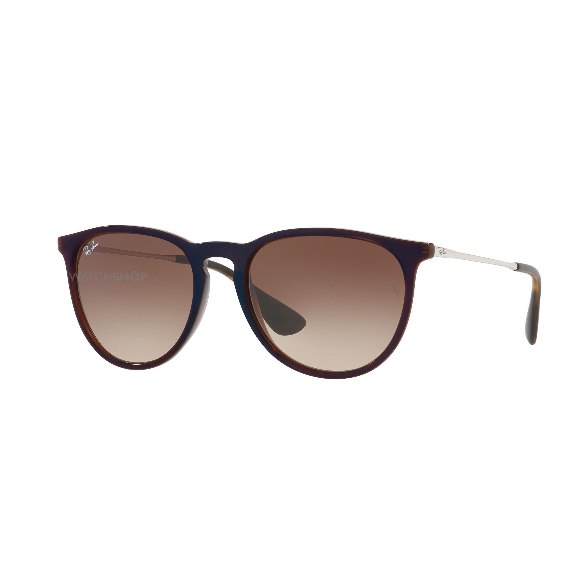 ray ban erika brown silver