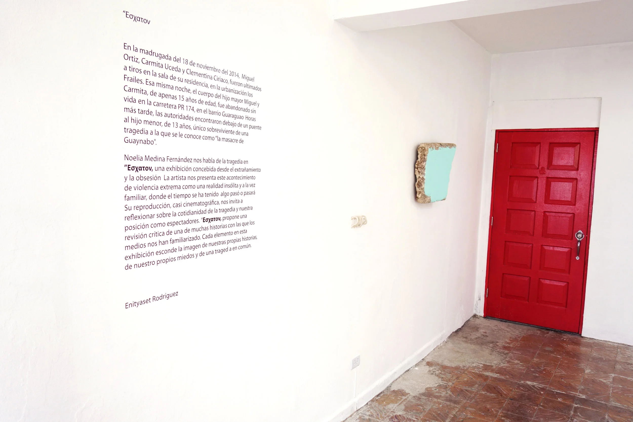Eschatón, 2016 (Detalles)/ Instalación / Medidas Variables