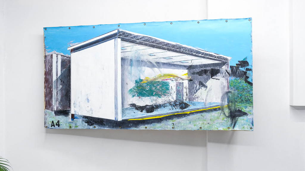 Paradox of The New Landscape III ,2018 / óleo sobre lienzo / 48” x 60” in.