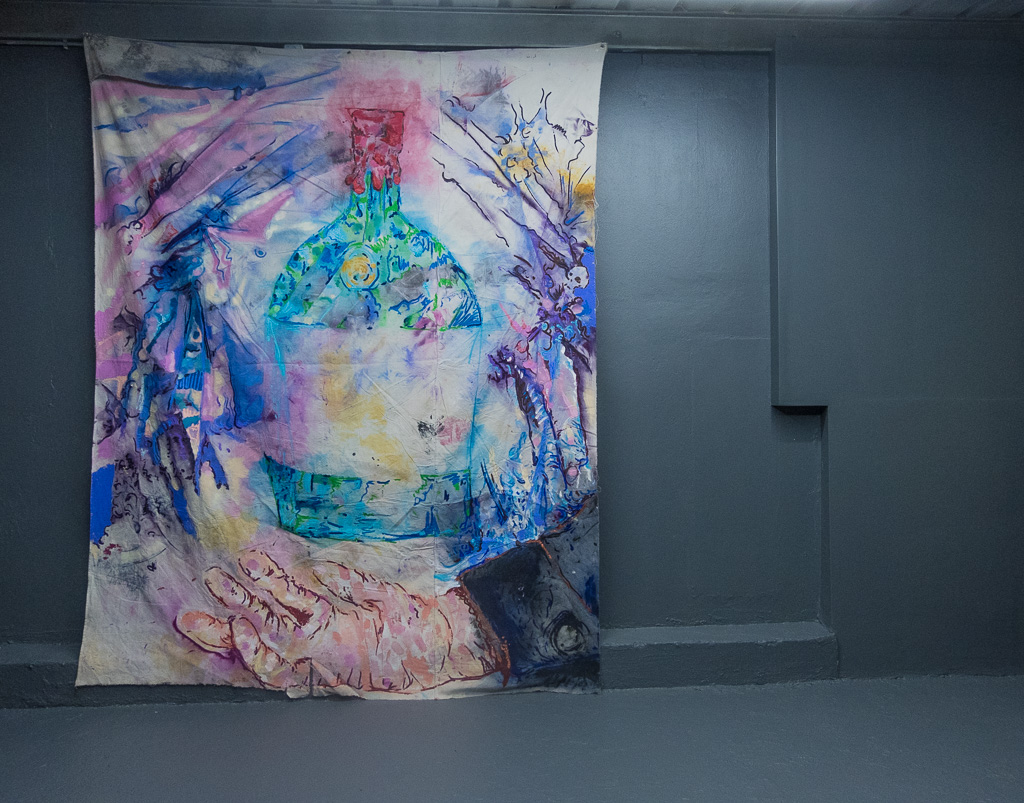 Neojibairo / 2017 / 8’4” x 7’ / acrílico sobre canvas