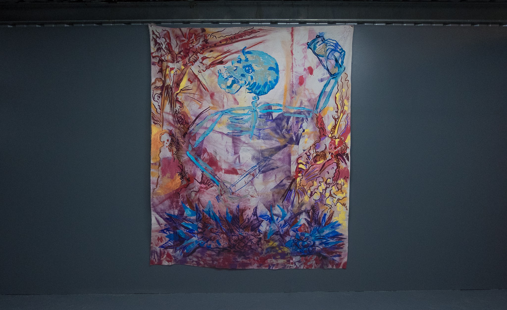 Neojibairo / 2017 / 8’4” x 7’ / acrílico sobre canvas