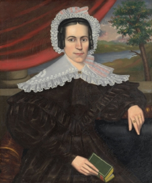 On display at the Art Institute of Chicago in American Gallery 227 (Folk Art)