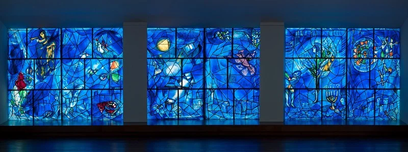 America Windows by Marc Chagall - Photo from the Art Institute of Chicago