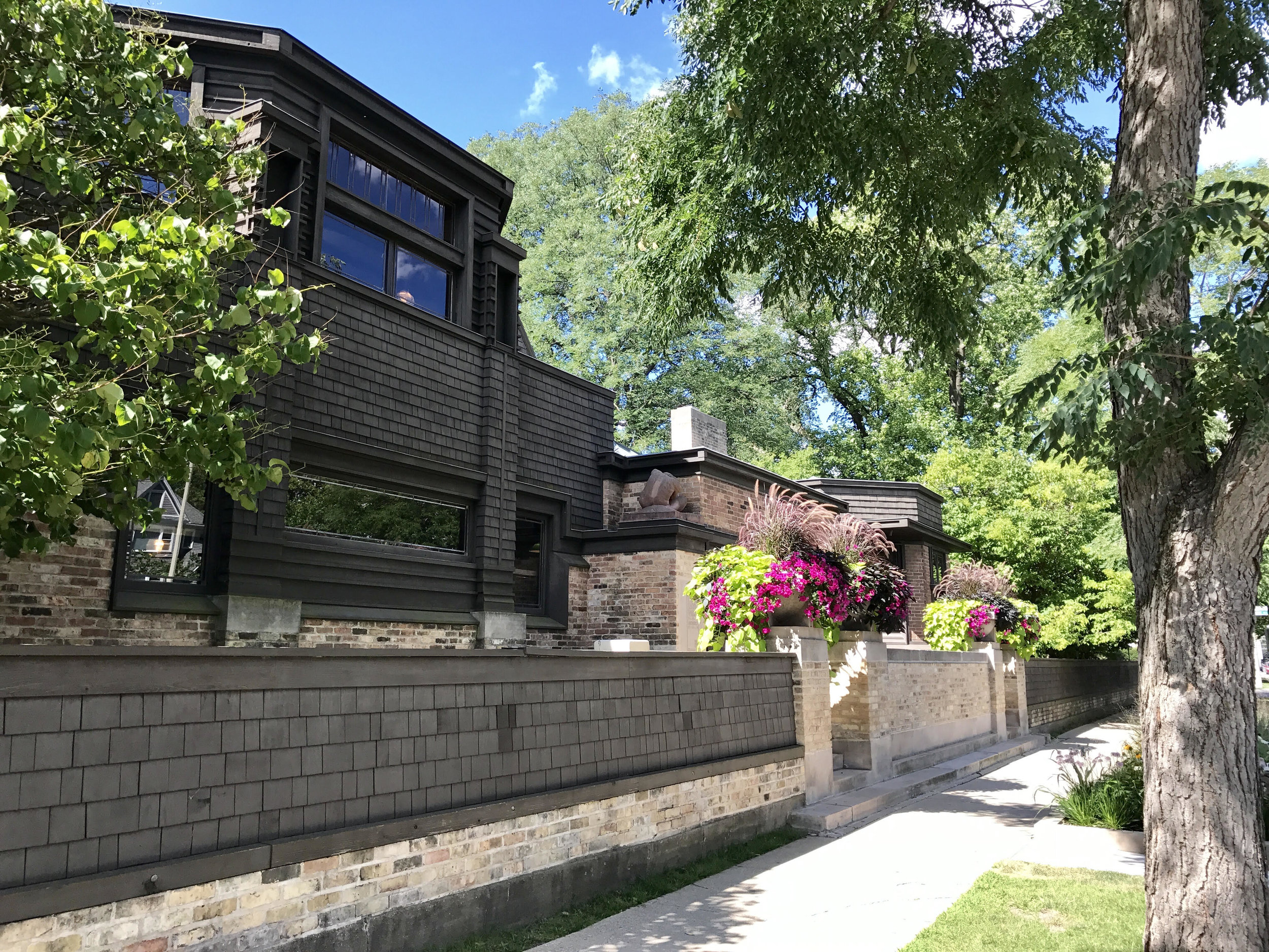 Frank Lloyd Wright's studio in Oak Park, IL