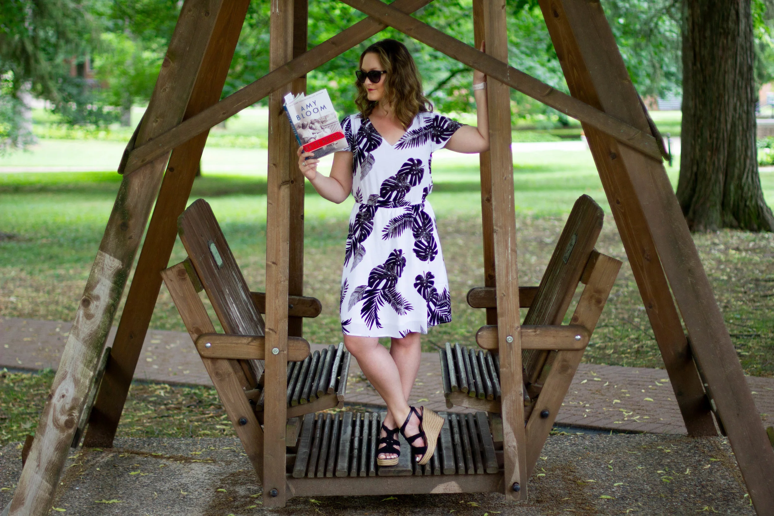 Reading White Houses by Amy Bloom at Lindenwood University in St. Charles, MO