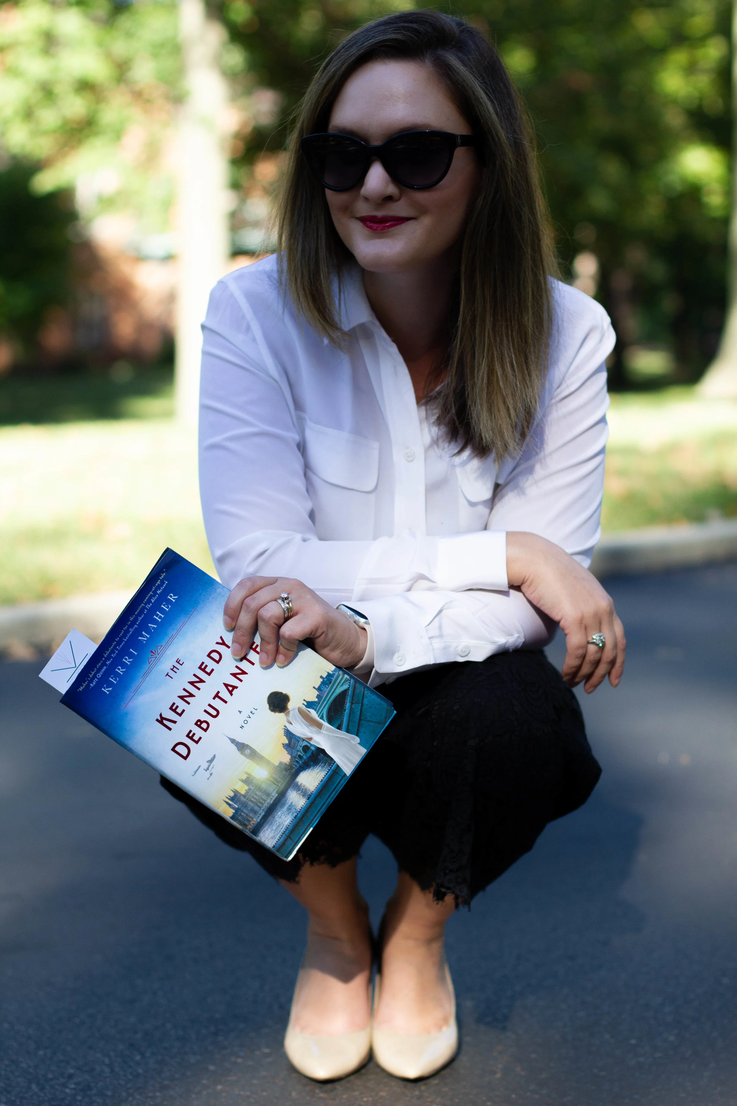 Reading The Kennedy Debutante by Kerri Maher at Lindenwood University in St. Charles, MO