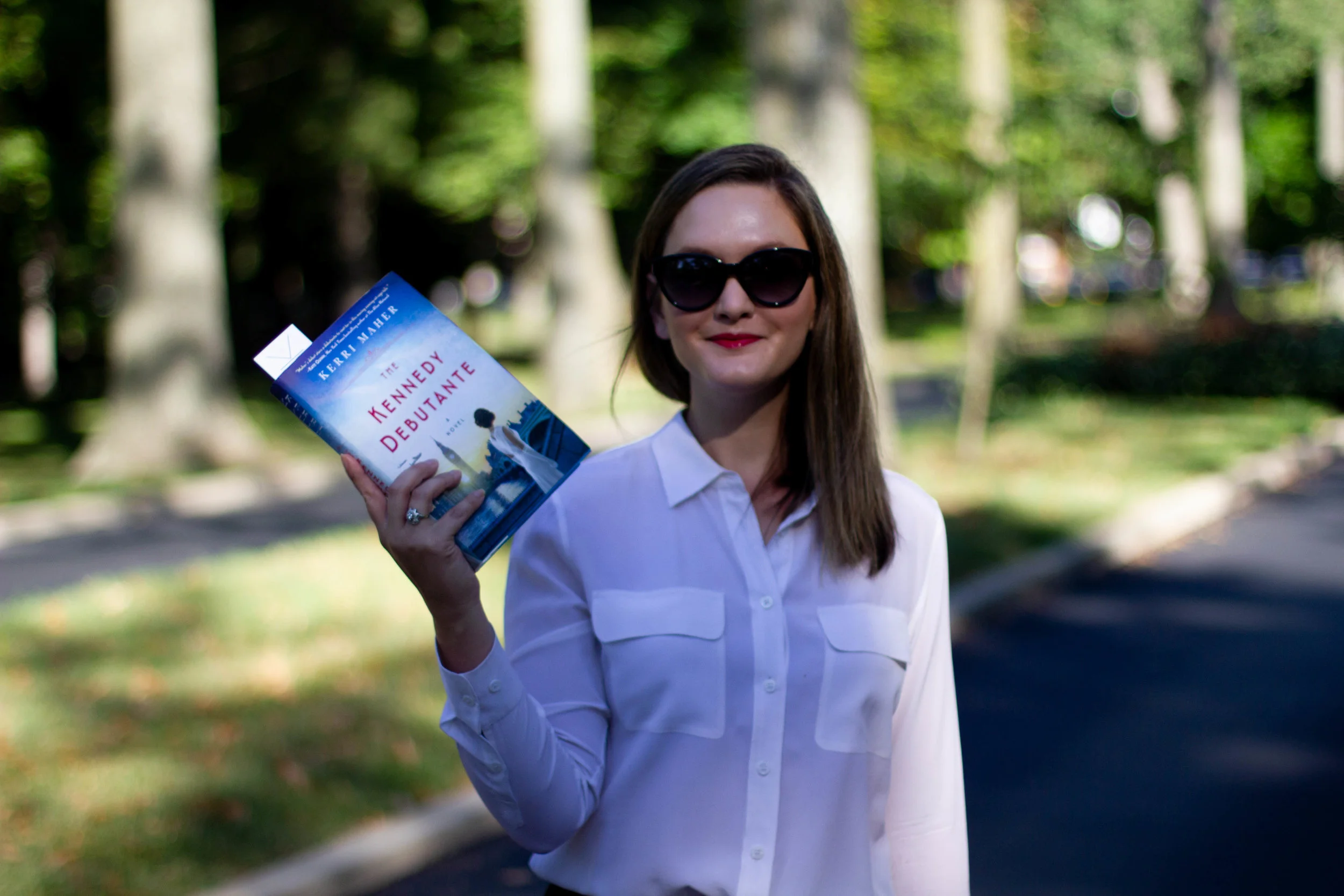 Reading The Kennedy Debutante by Kerri Maher at Lindenwood University in St. Charles, MO