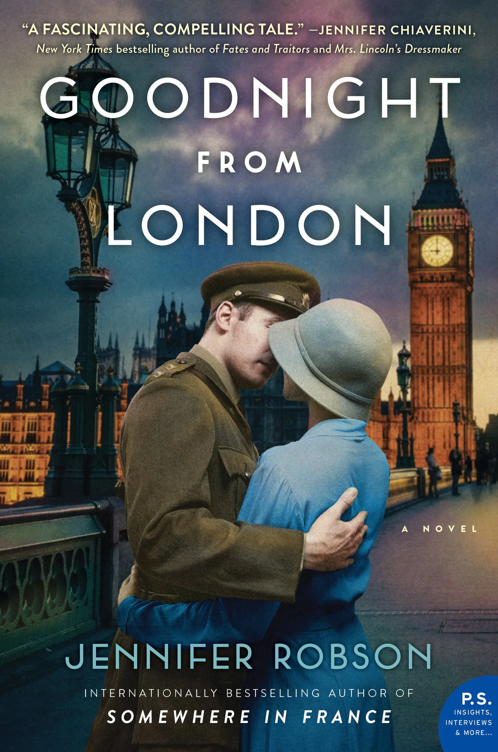 Jennifer Robson goodnight from london