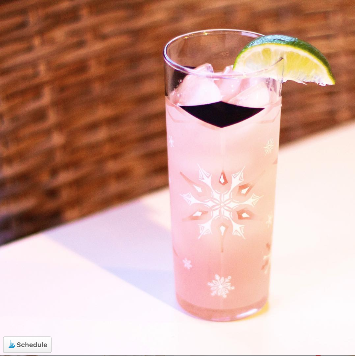Pink Gin Rickey