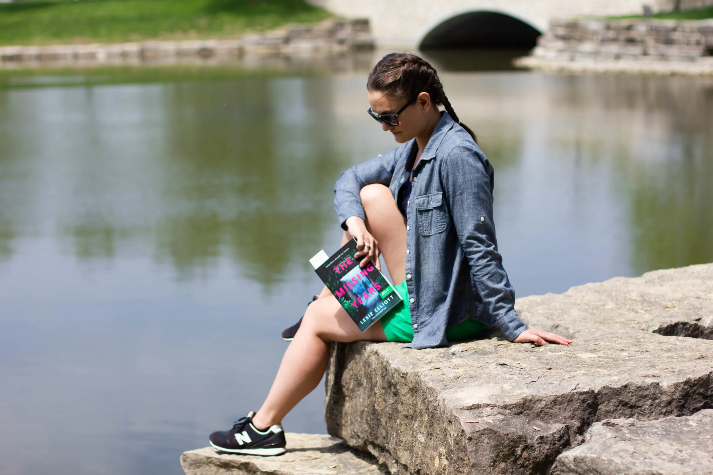 Reading The Missing Years by Lexie Elliott in New Town at St. Charles, MO