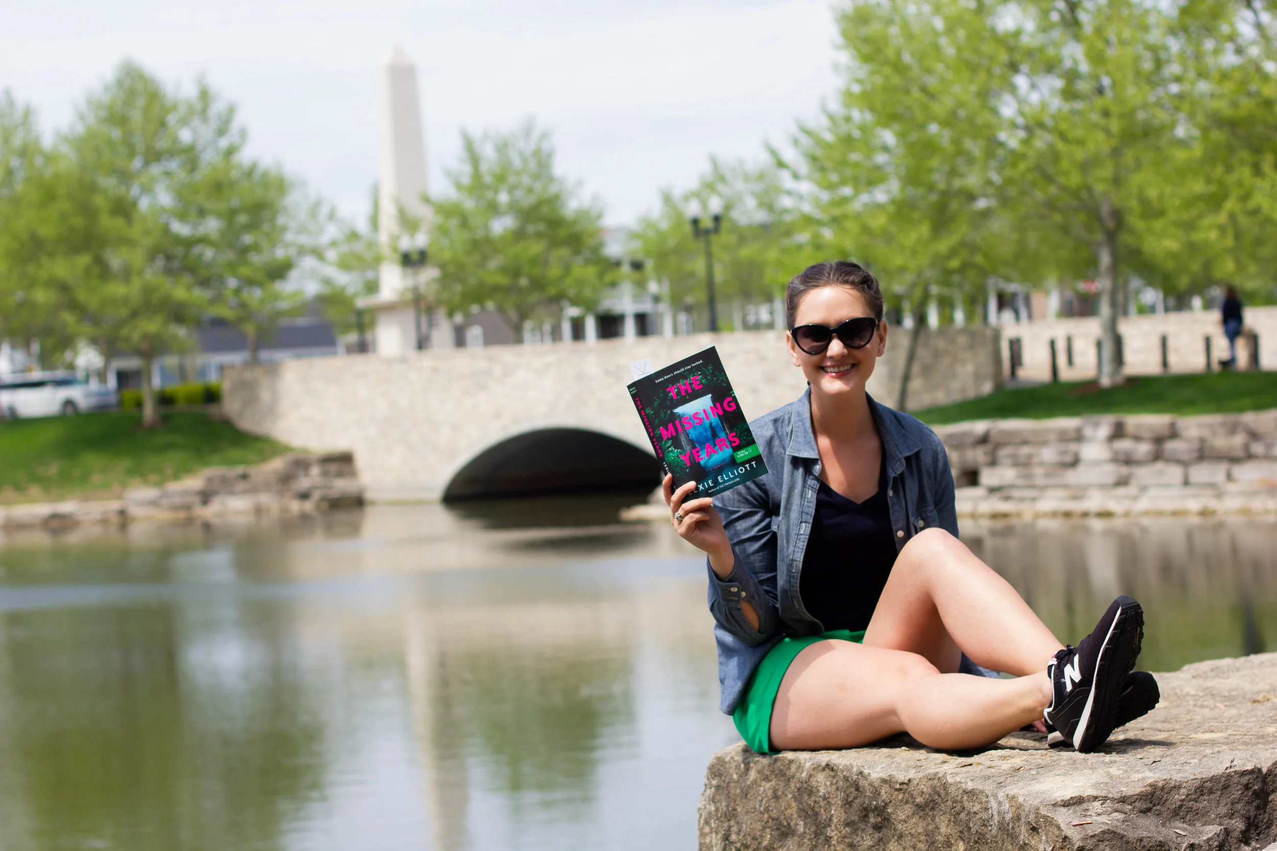 Reading The Missing Years by Lexie Elliott in New Town at St. Charles, MO