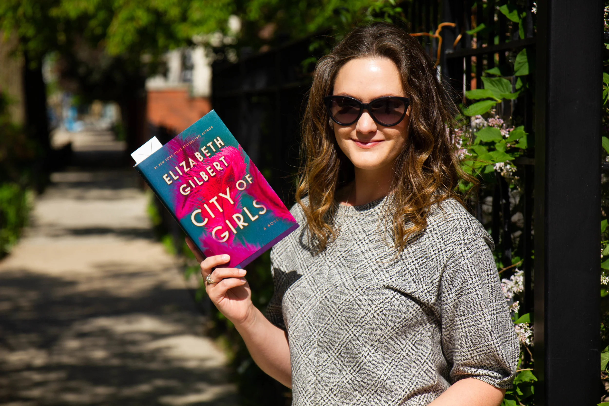 Reading City of Girls by Elizabeth Gilbert in Chicago, IL