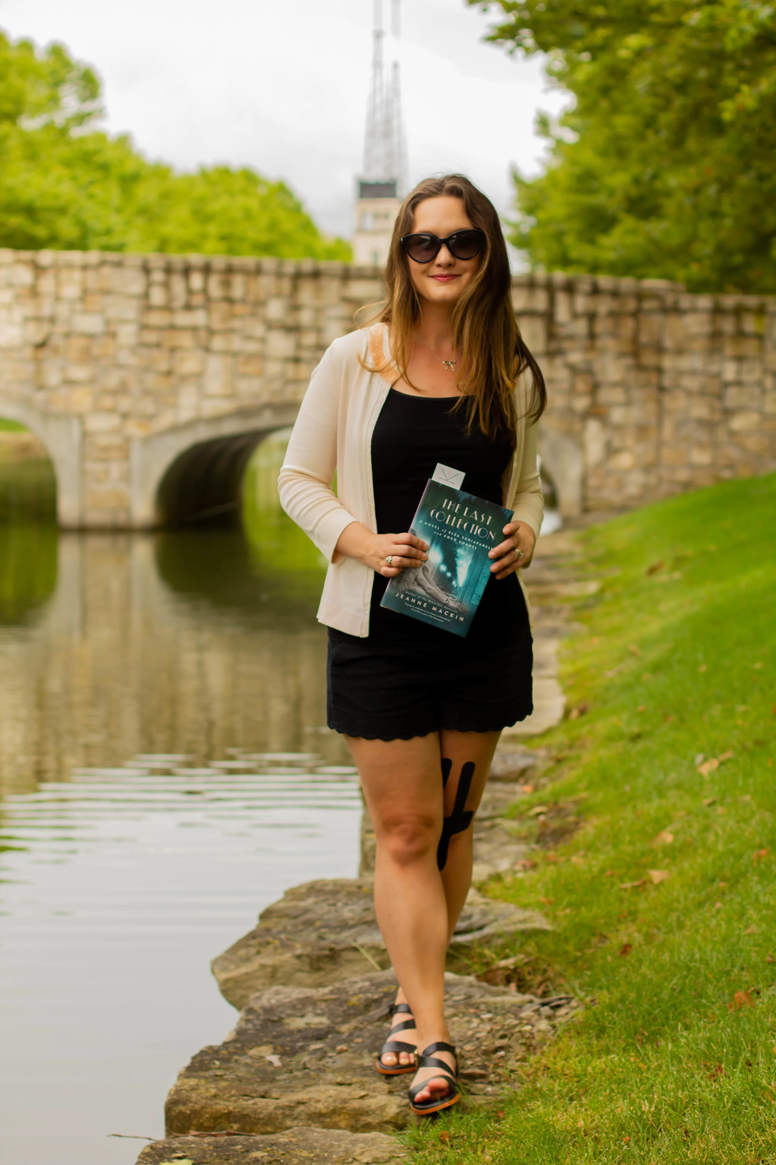 Reading The Last Collection by Jeanne Mackin in New Town at St. Charles, MO
