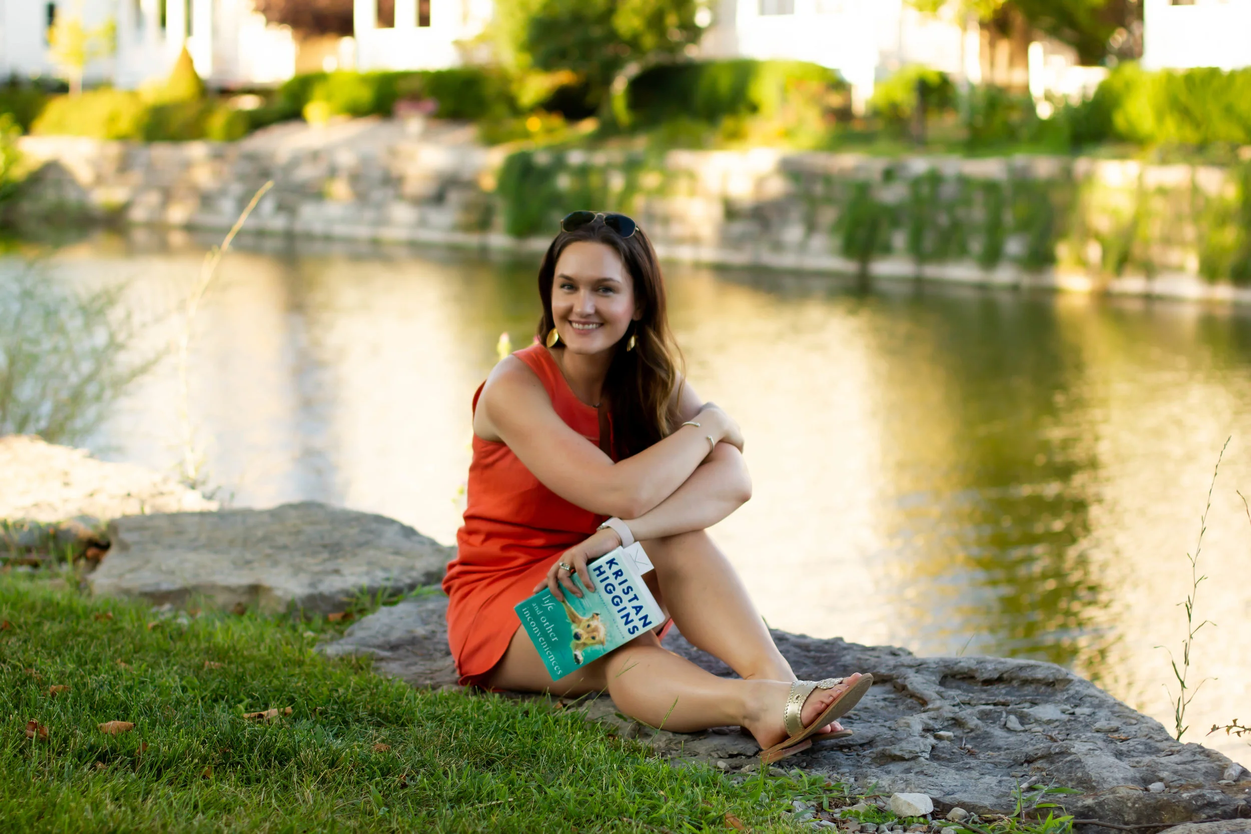 Reading Life and Other Inconveniences by Kristan Higgins in New Town at St. Charles, MO