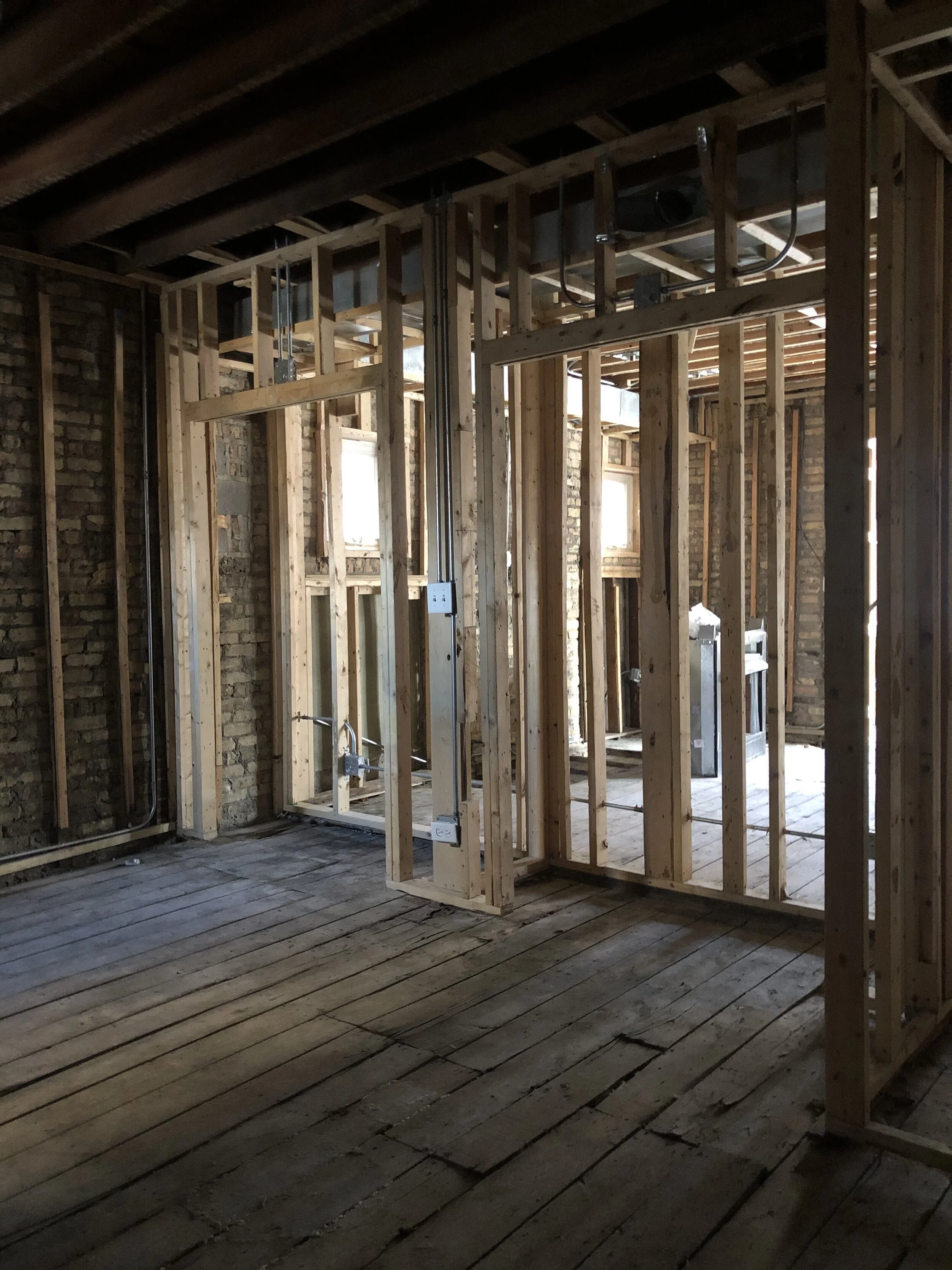  At Home with the Hastys - Custom Closets “Before” (After the condo was gutted) 