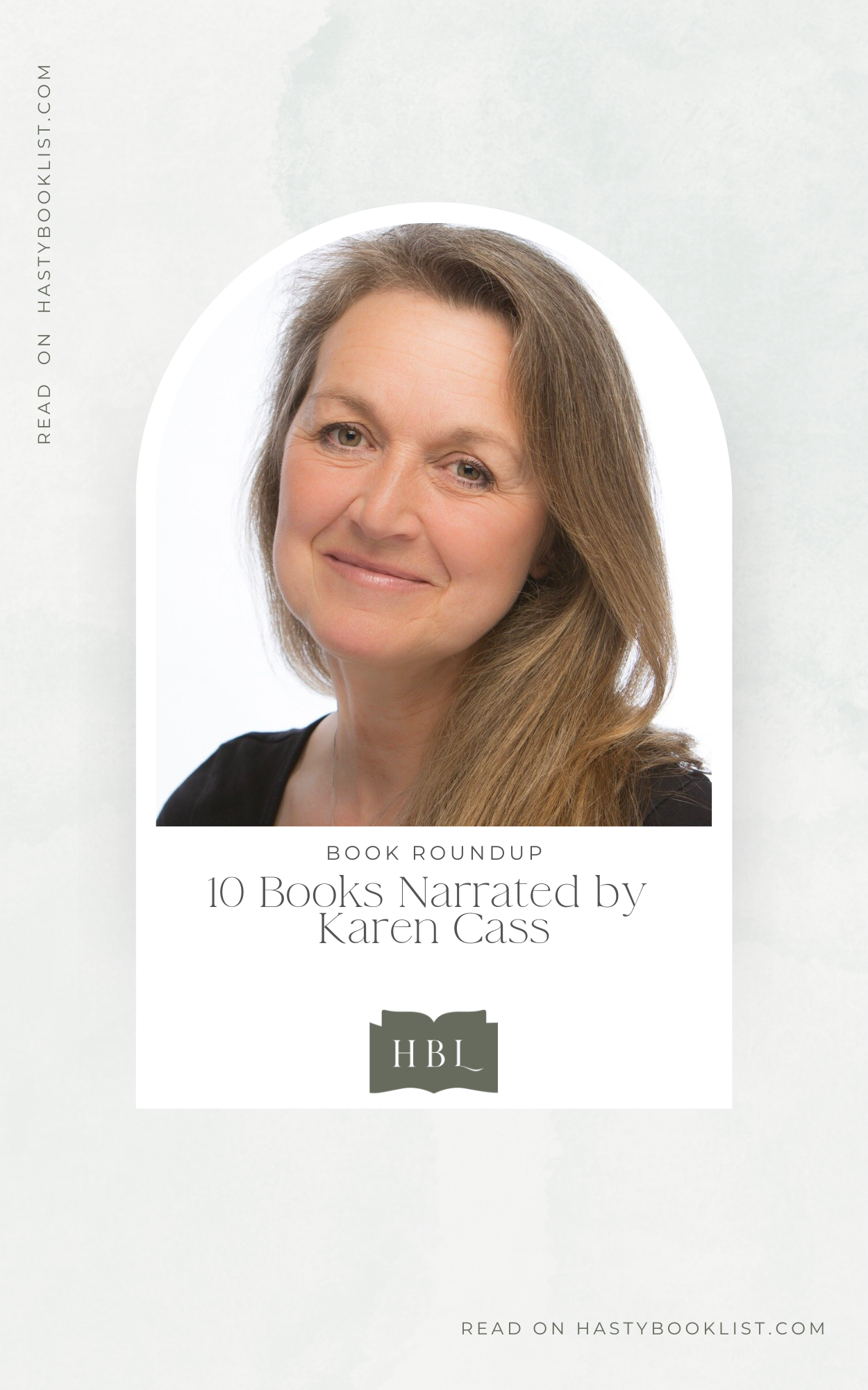 15 Books Narrated by Karen Cass