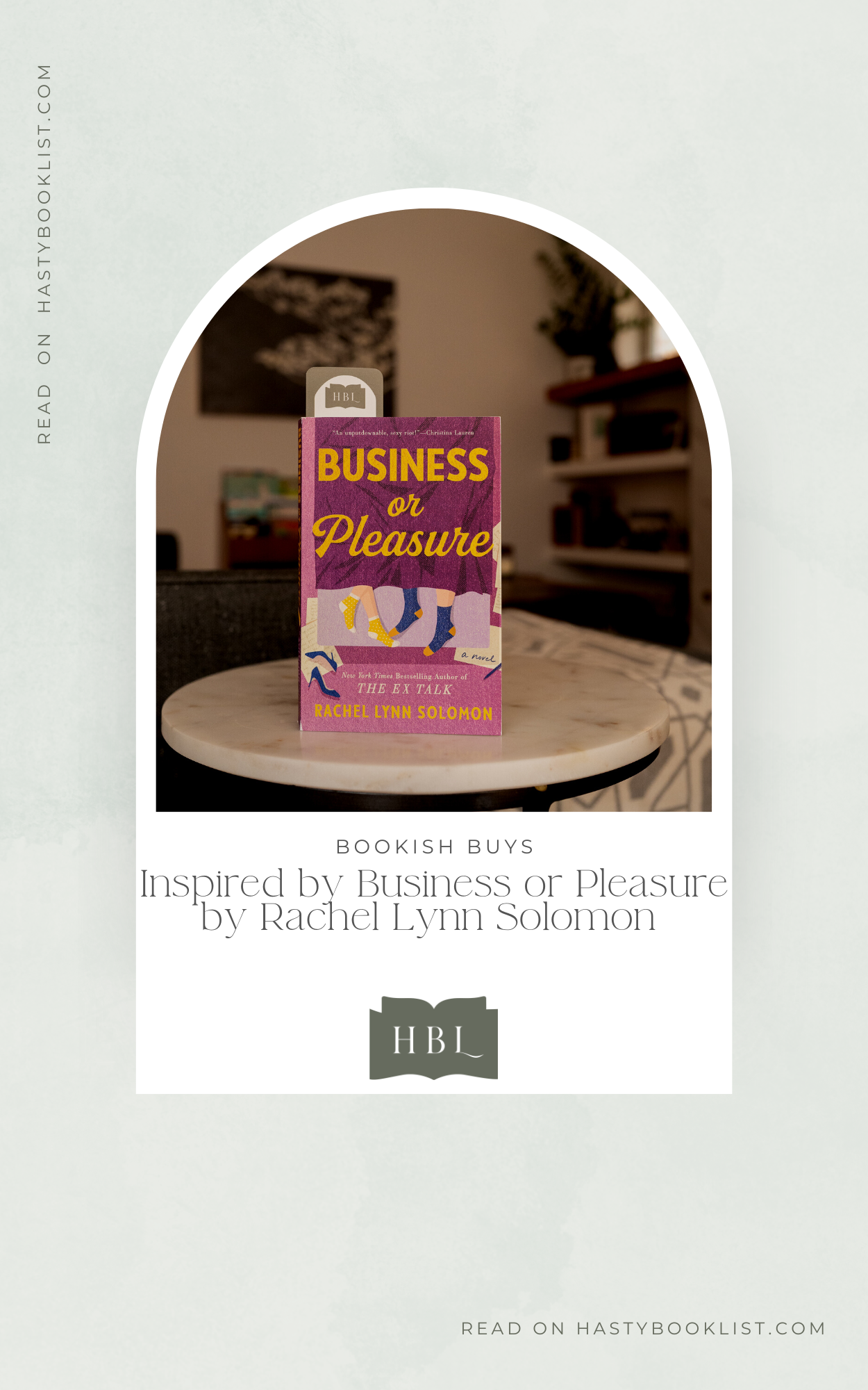 Bookish Buys: Business or Pleasure by Rachel Lynn Solomon