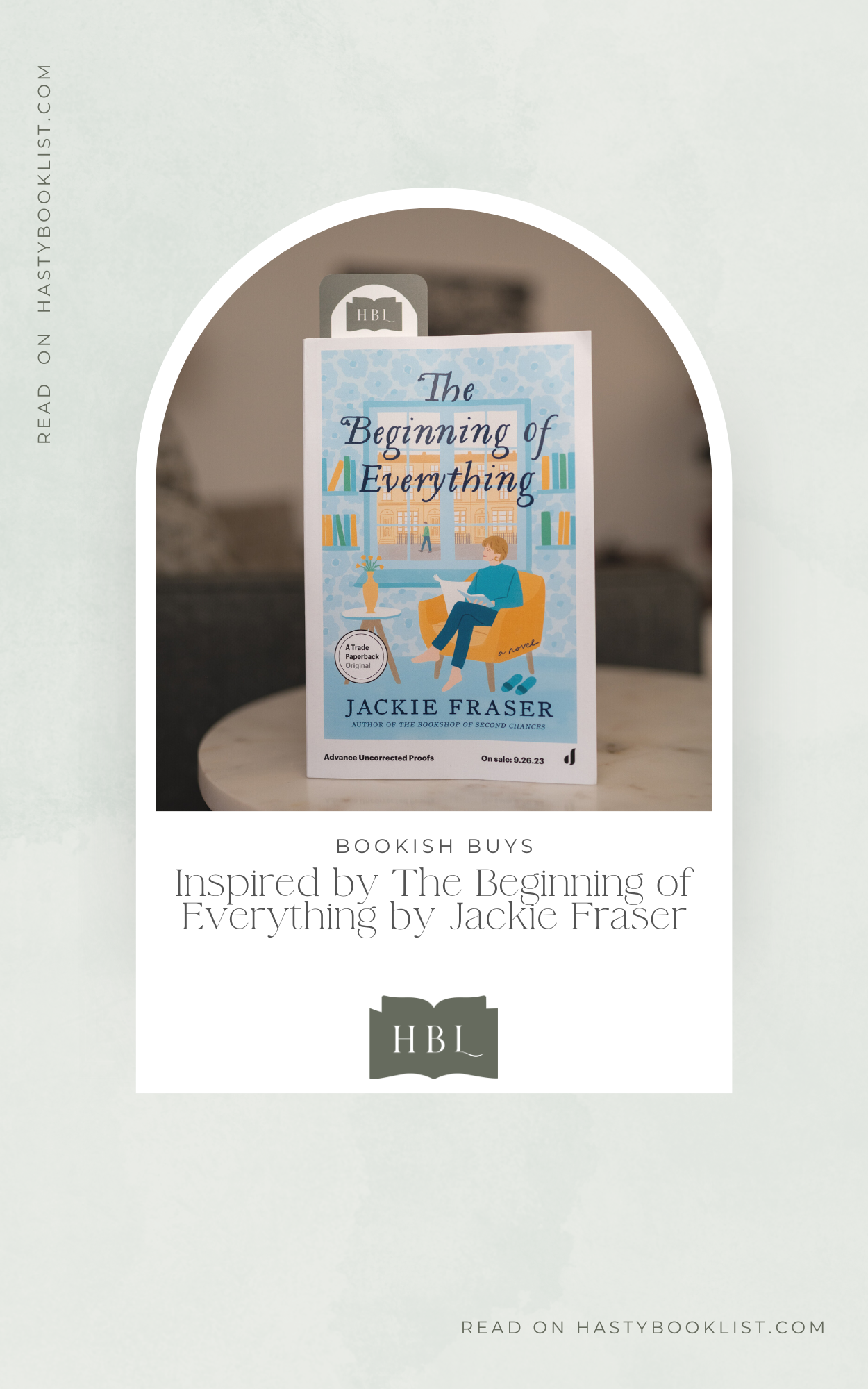 Bookish Buys: The Beginning of Everything by Jackie Fraser
