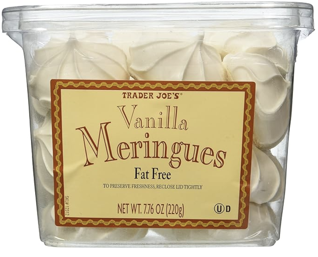 vanilla meringues