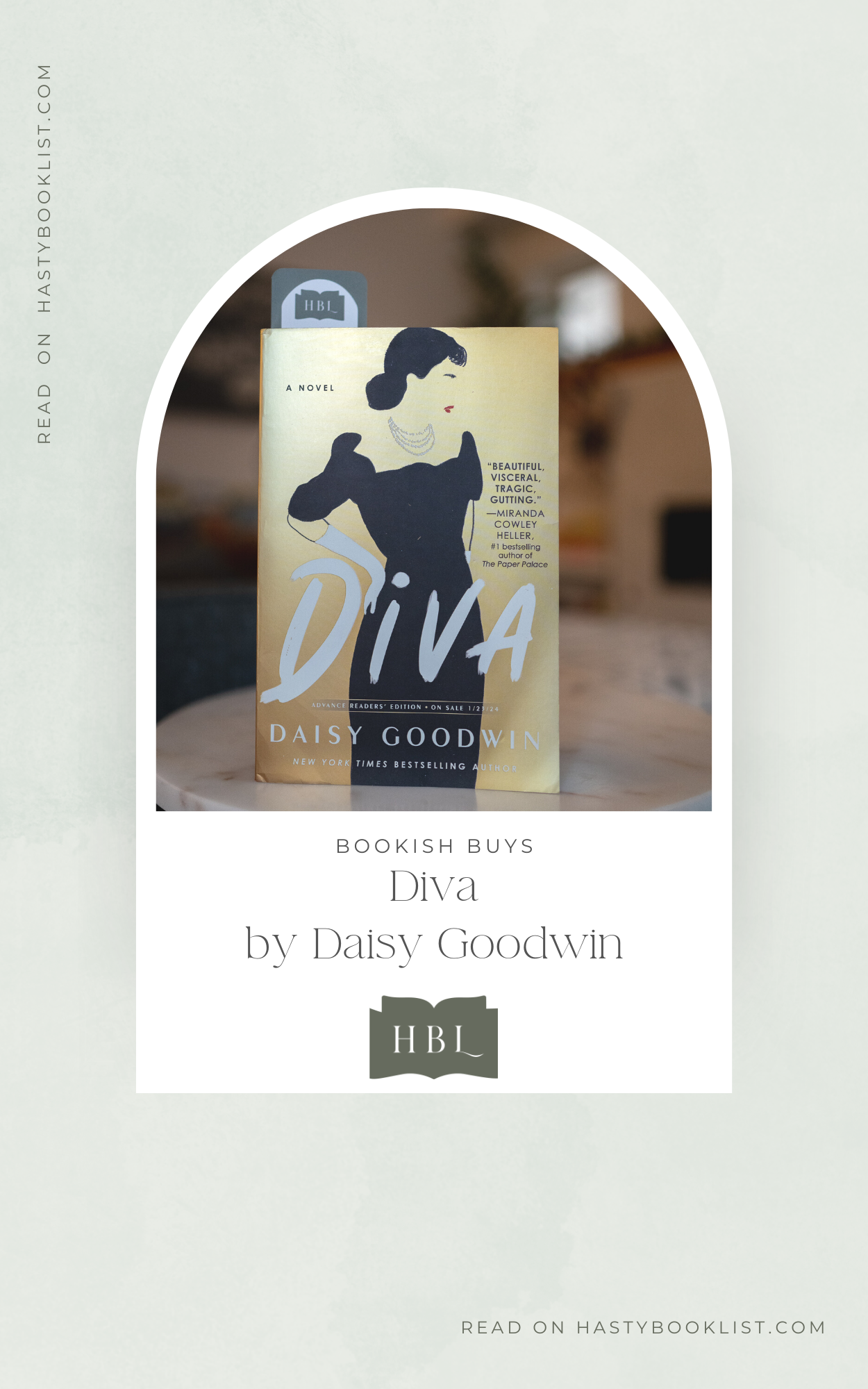 Bookish Buys: Diva by Daisy Goodwin