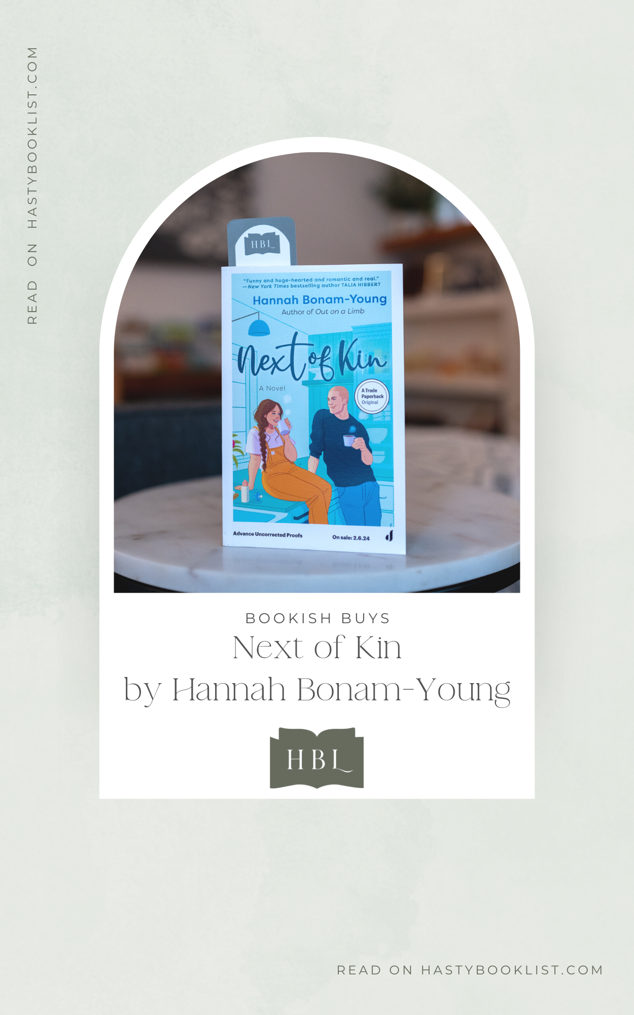 Bookish Buys: Next of Kin by Hannah Bonam-Young