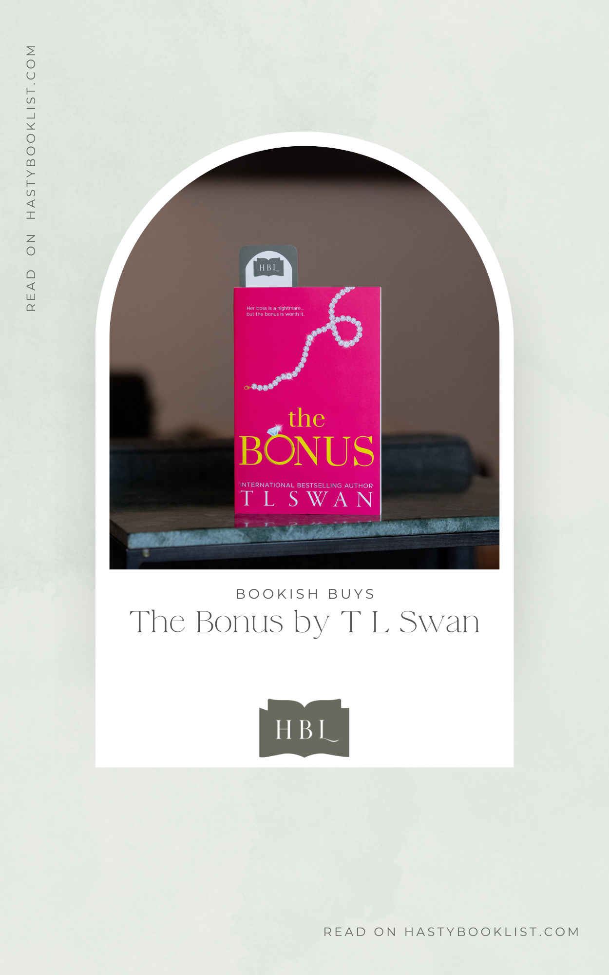 Bookish Buys: The Bonus by T L Swan
