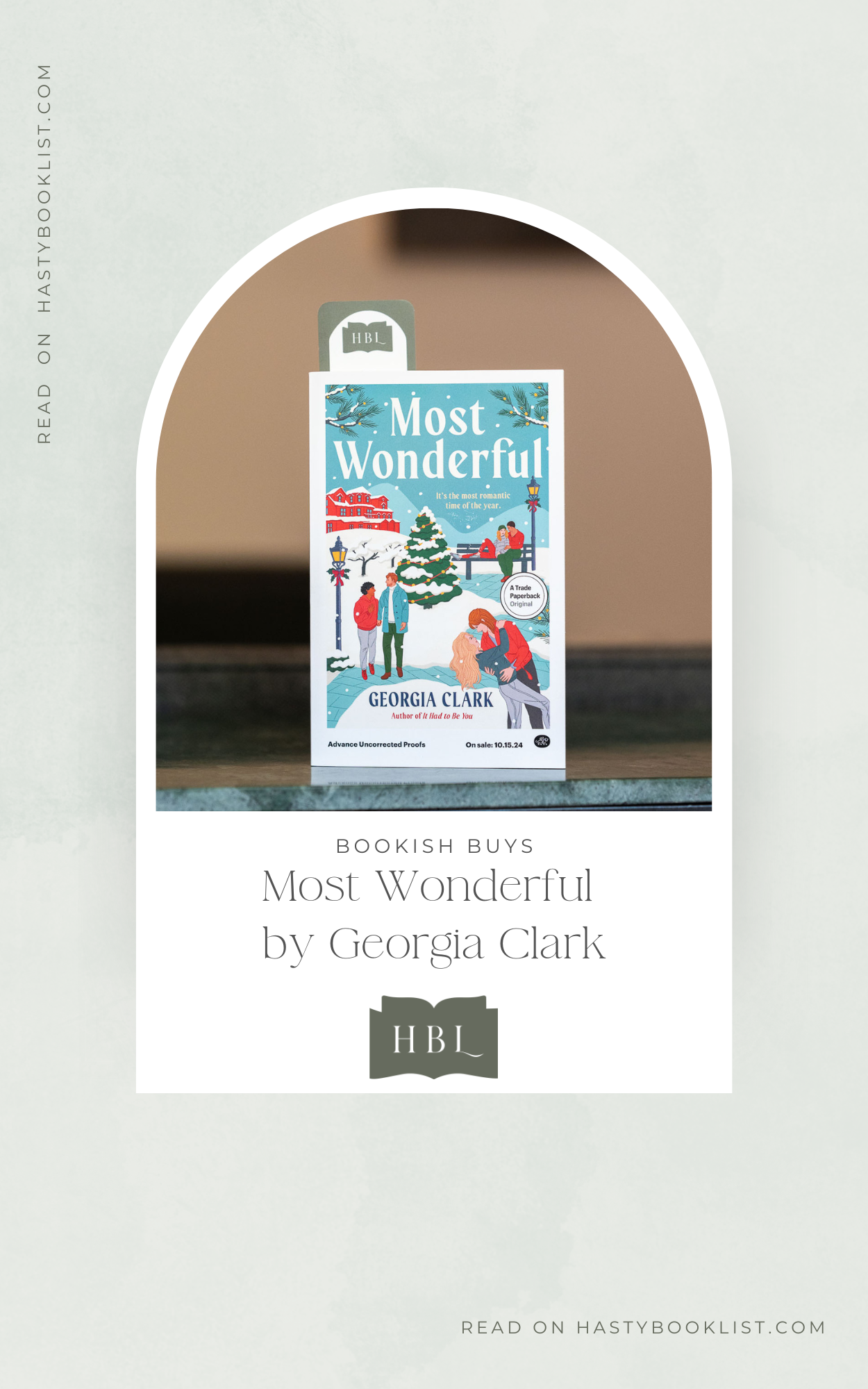 Bookish Buys: Most Wonderful by Georgia Clark