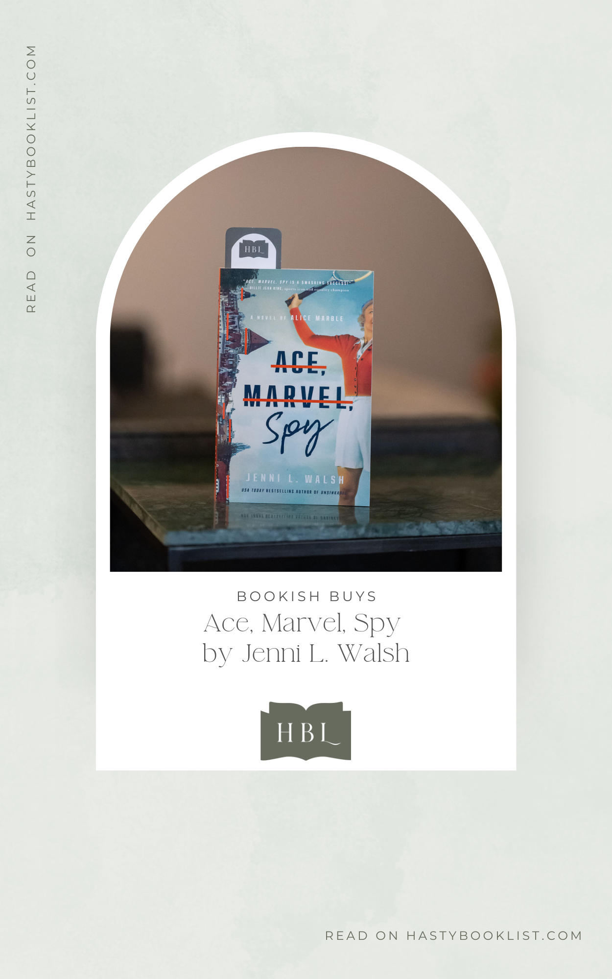 Bookish Buys: Ace, Marvel, Spy by Jenni L. Walsh