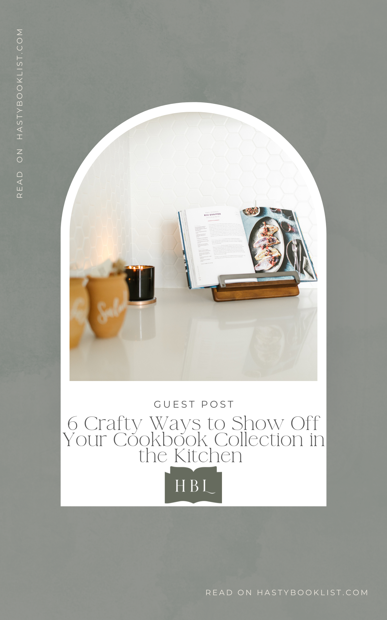 6 Crafty Ways to Show Off Your Cookbook Collection in the Kitchen