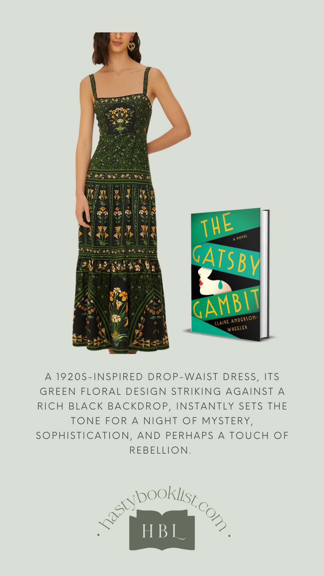 1920s-inspired drop-waist dress