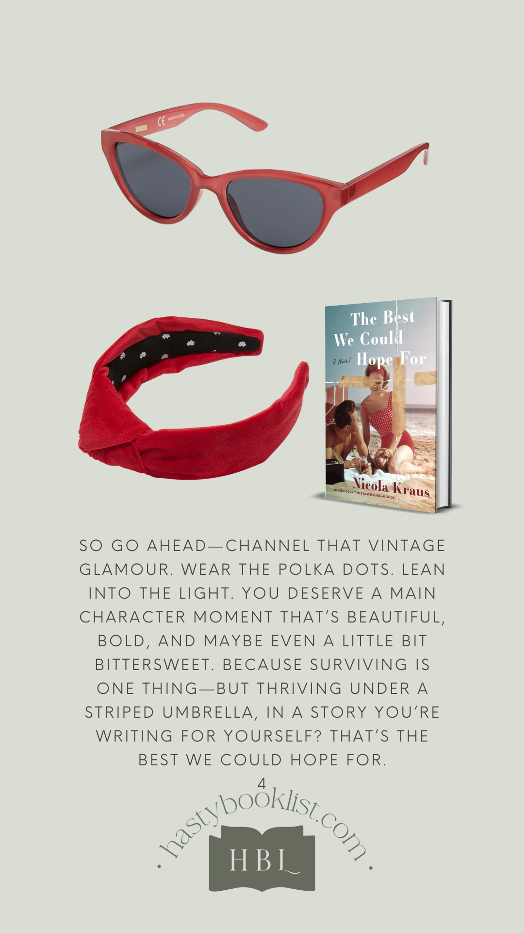 red accessories The Best We Could Hope For