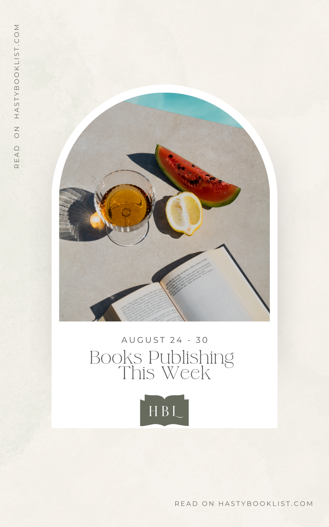Books Publishing this Week [August 24 - 30]