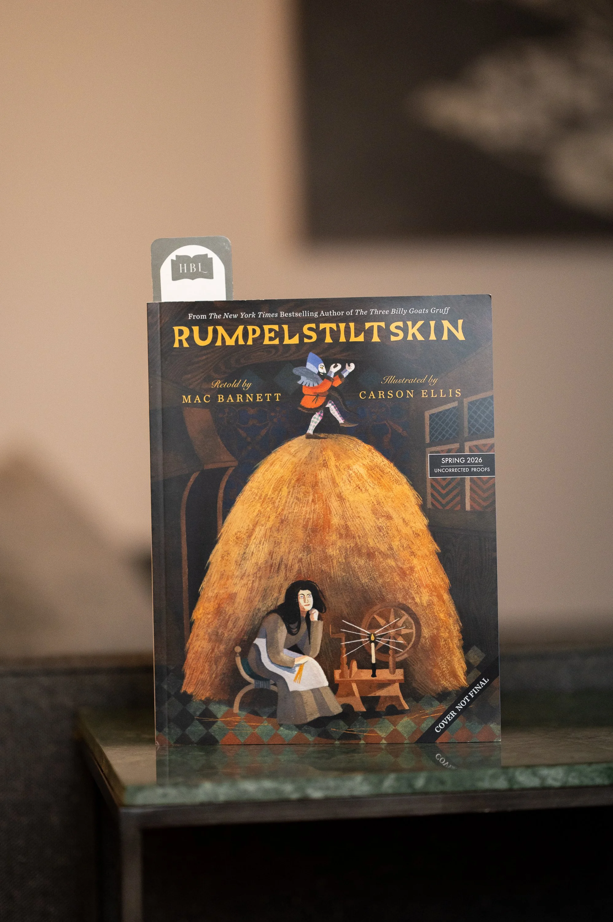 Rumpelstiltskin by Mac Barnett and Carson Ellis