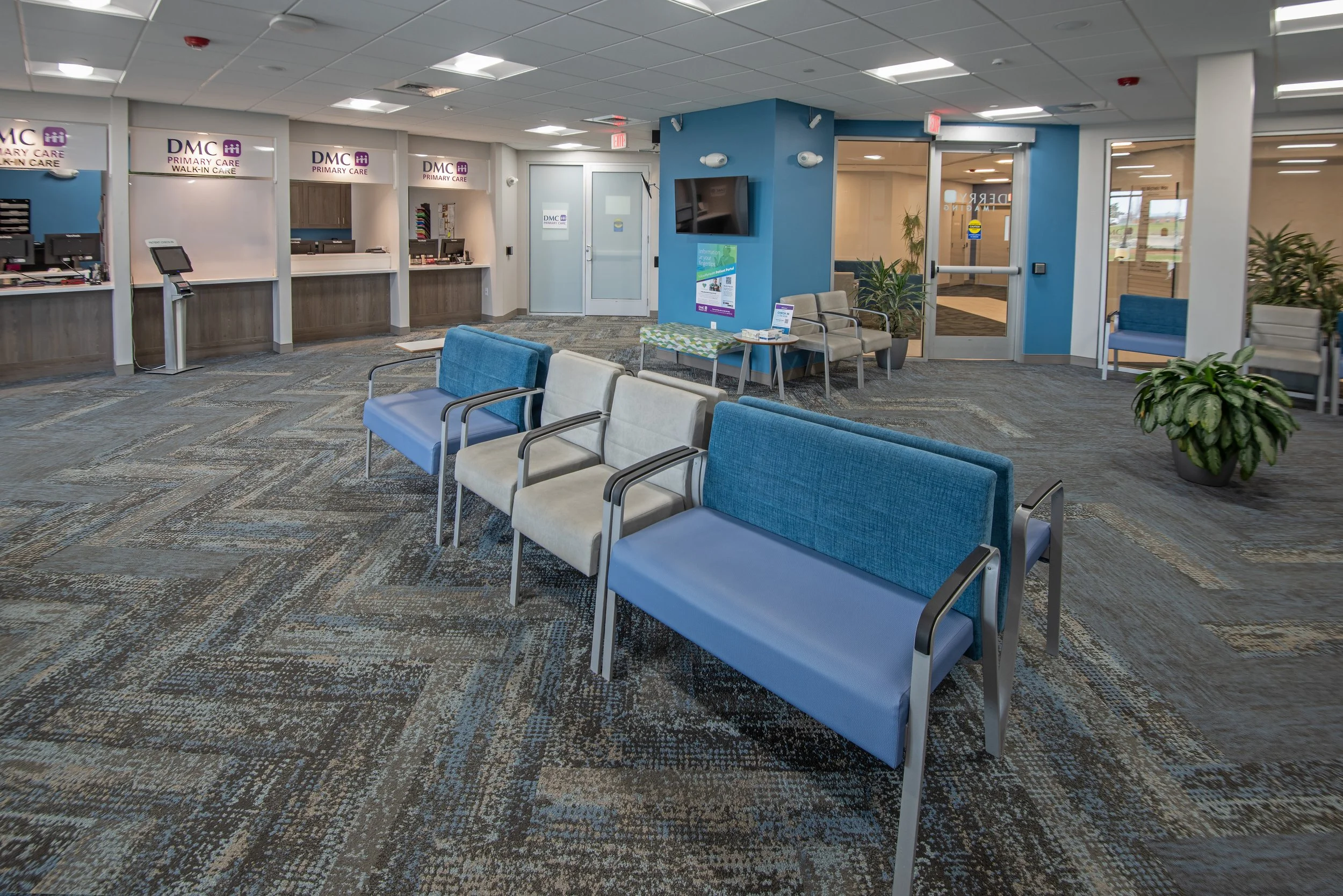 lobby for multiple office medical building