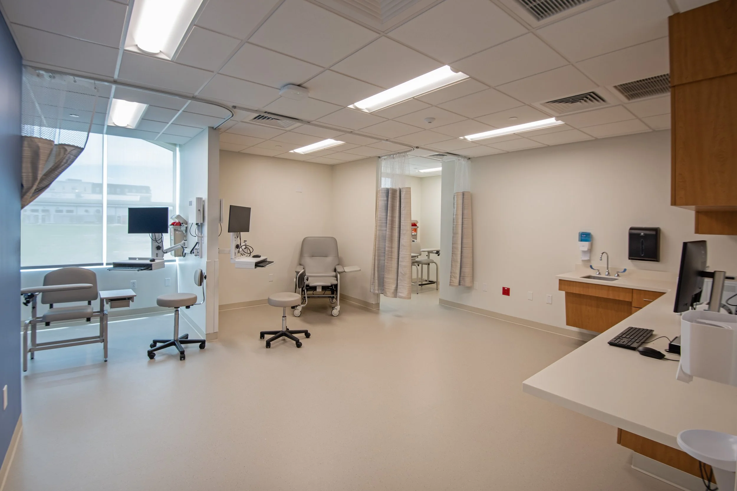 large patient exam room 