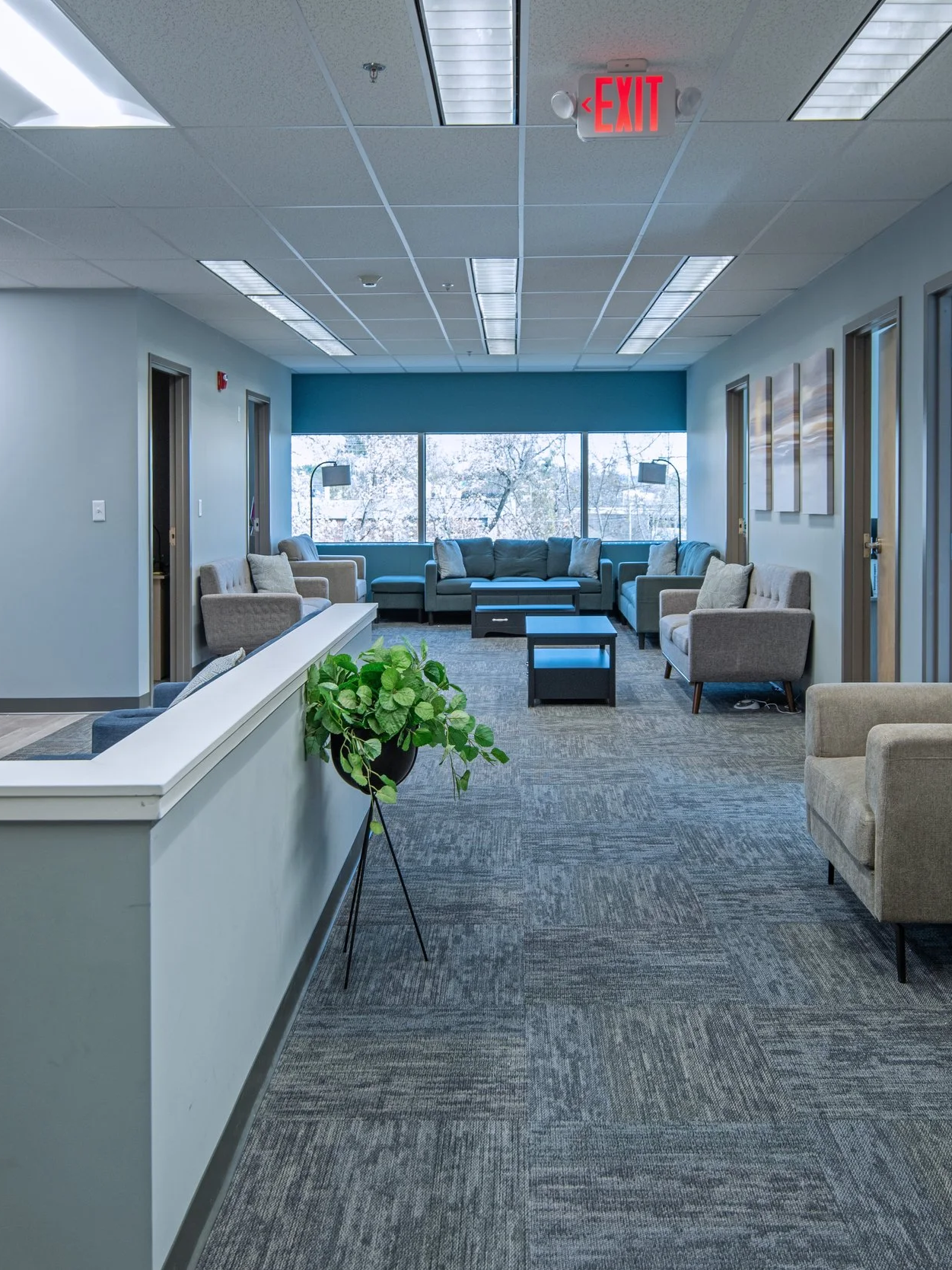 Modern Mental Health Office Interior