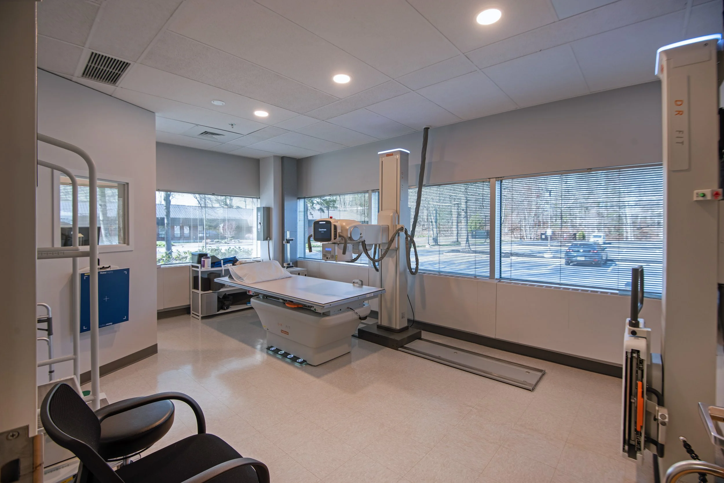 xray room with imaging machines
