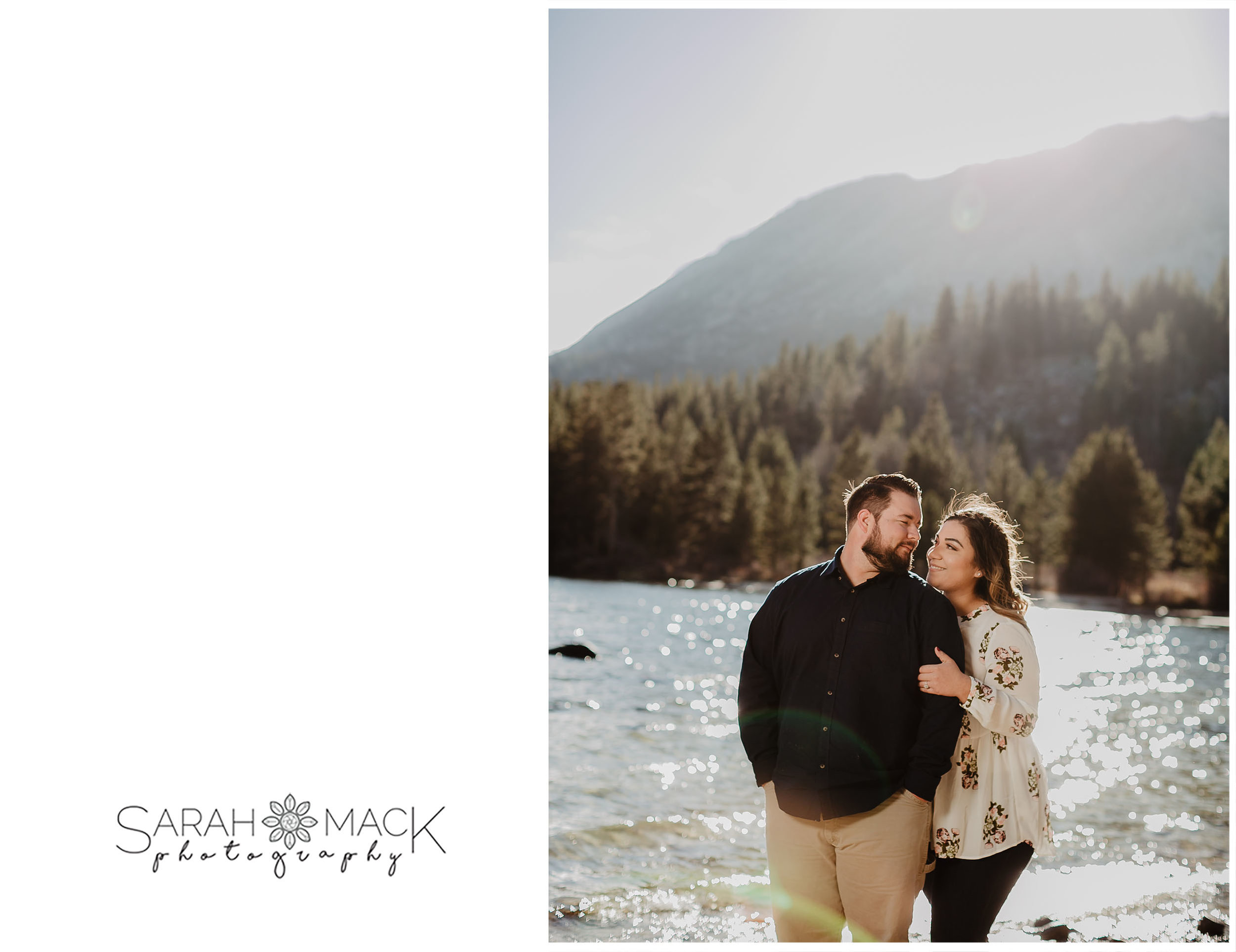 Rock Creek Lake Mammoth Engagement Photography